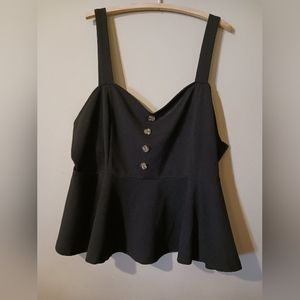 Shein 4X Peplum tank top